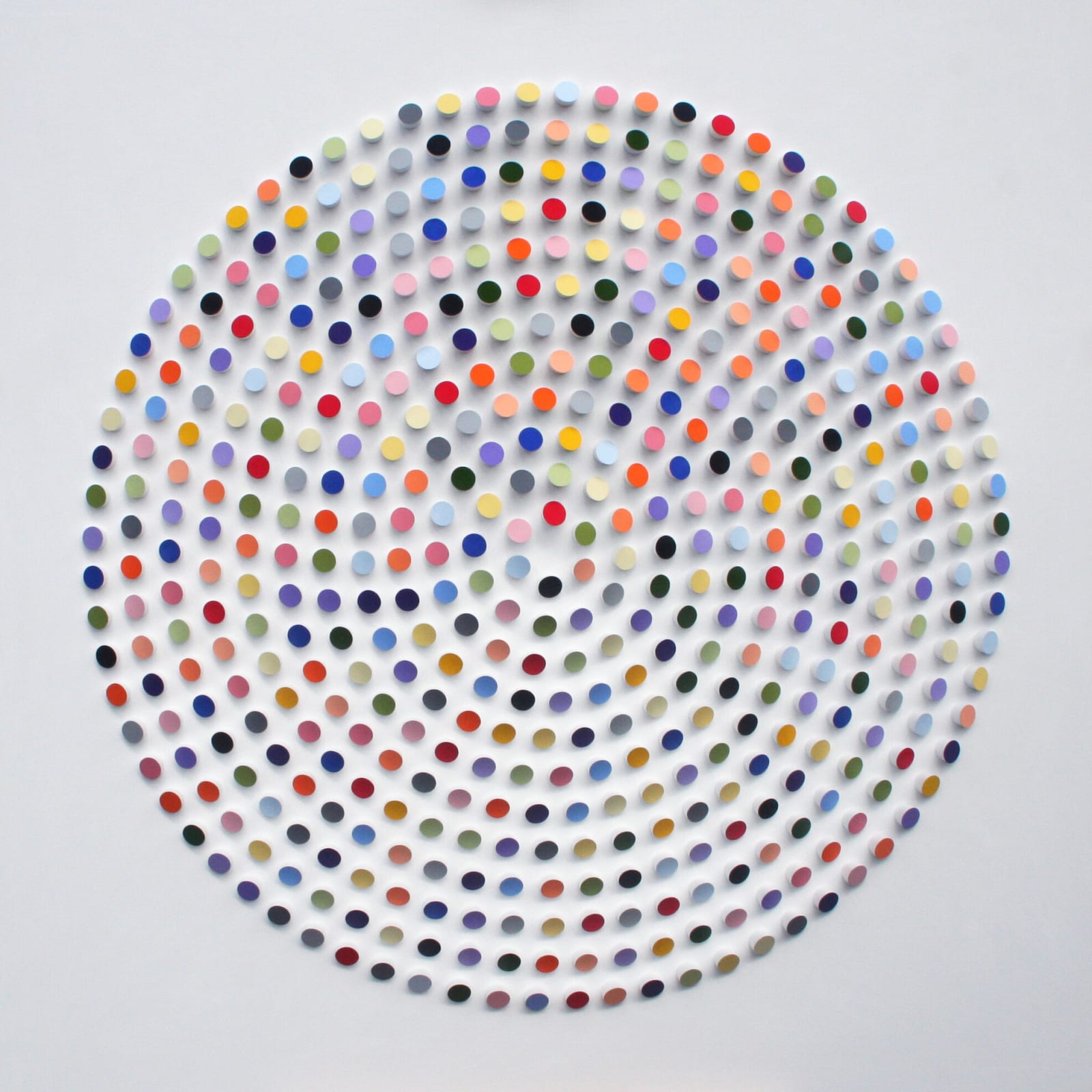 Peter Monaghan, Coloured Dowels, 2017