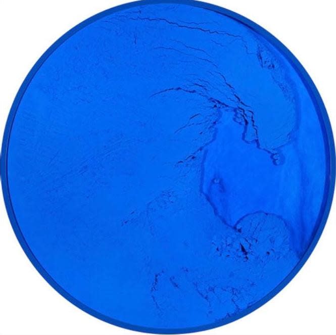 Manuel Merida, Cercle Bleu Outremer, 2021