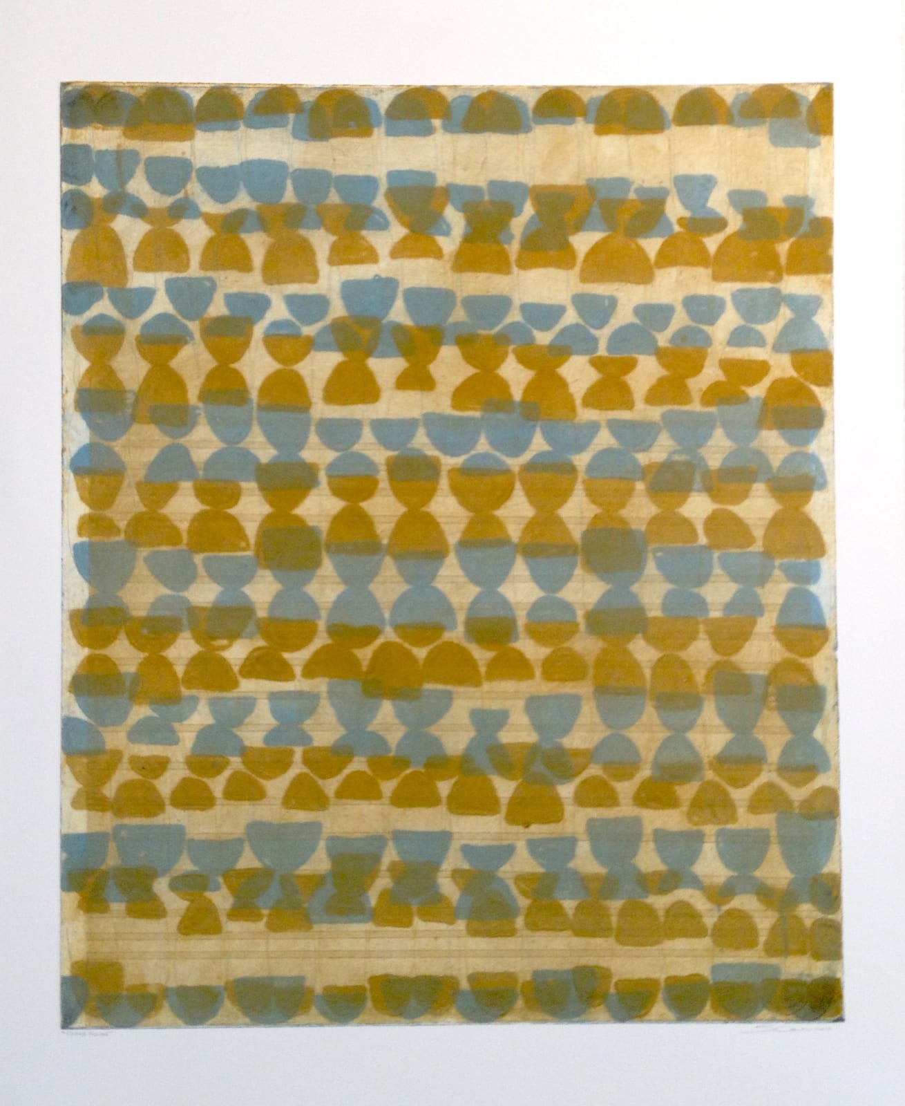 Sarah Amos, Cloud Filling, 2012
