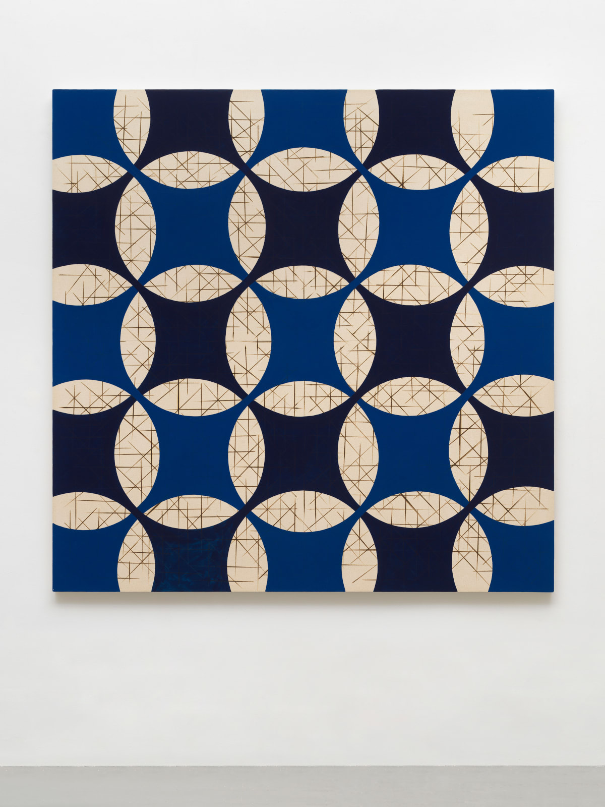 Kathleen Kucka, Blue Cosmos Square, 2022