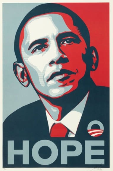 Shepard Fairey, Hope, 2008