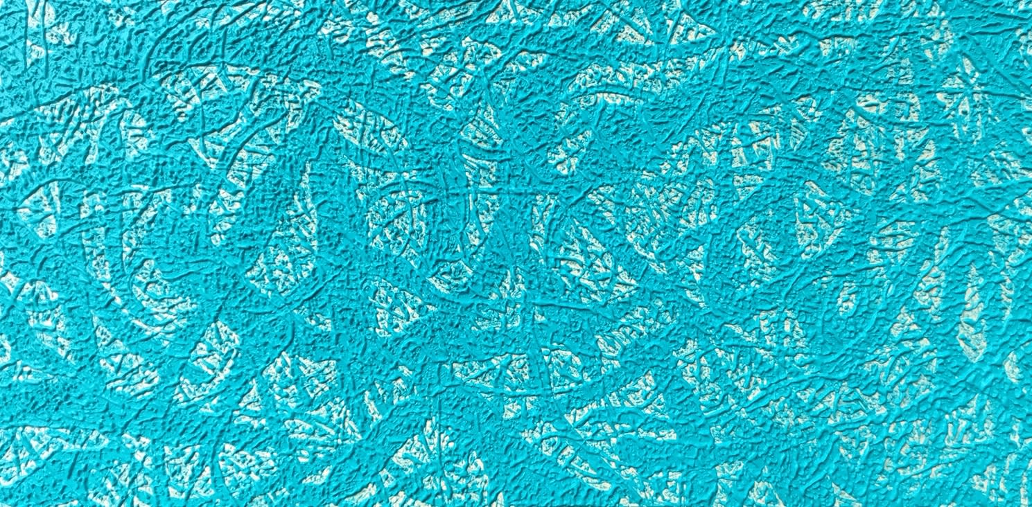 Martin Kline, Turquoise Allover Dream, 2020