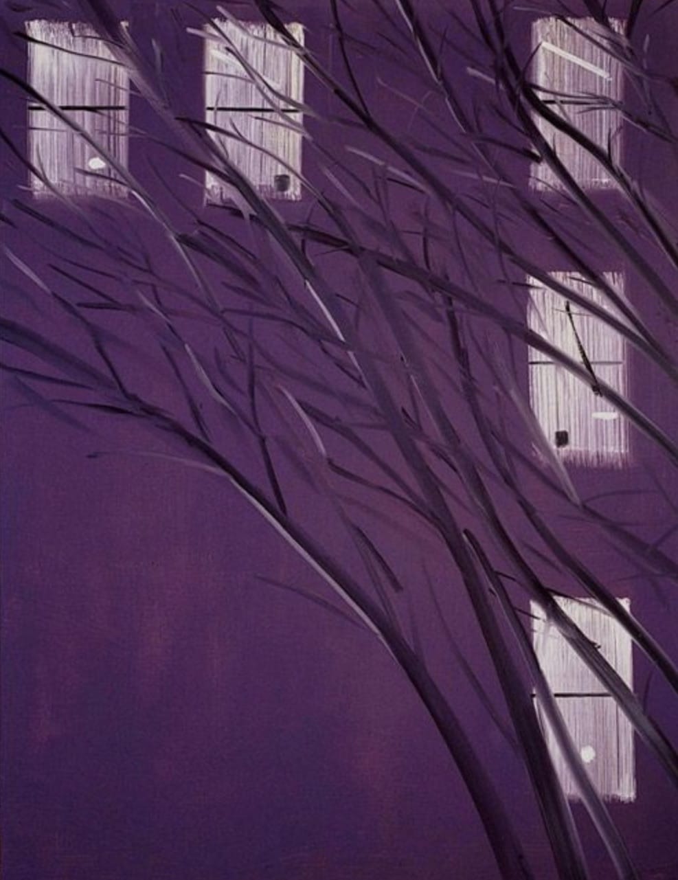 Alex Katz Purple Wind 2017 Heather Gaudio Fine Art