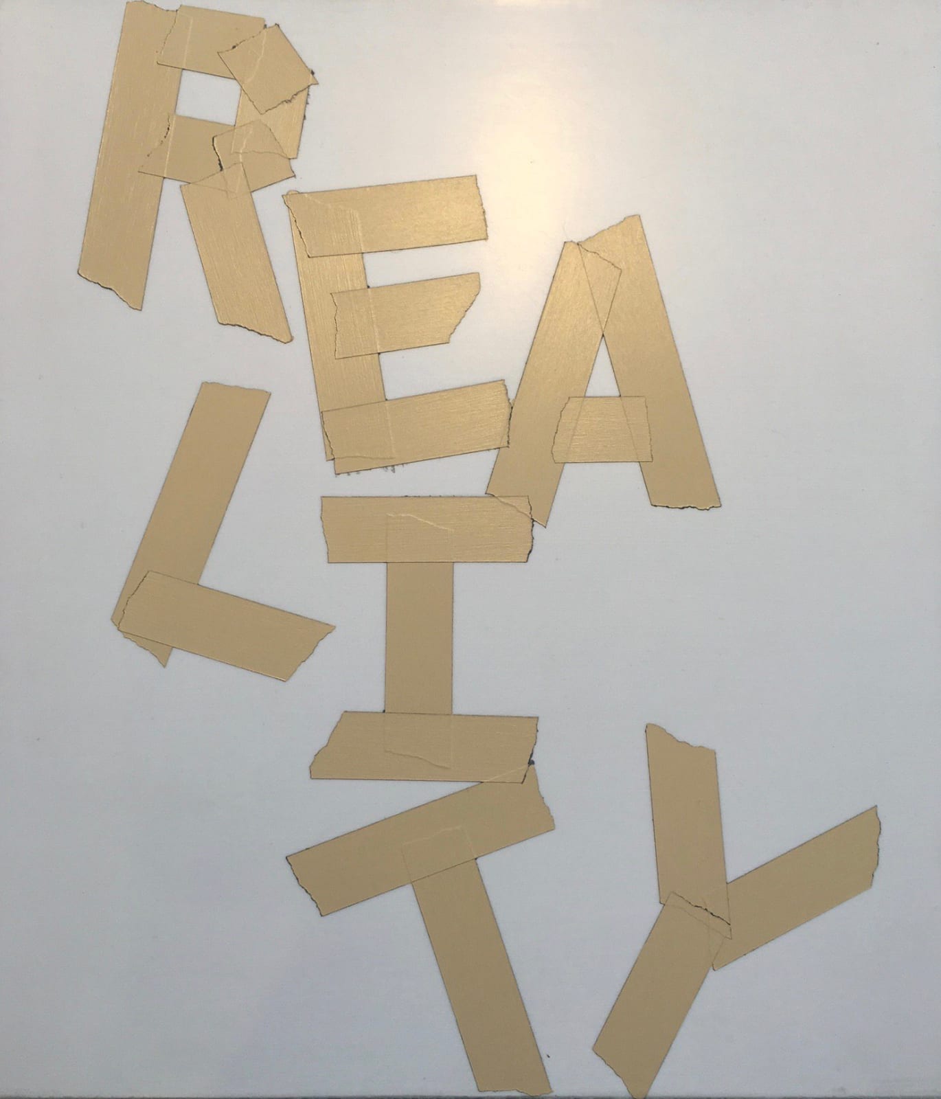 Matthew Heller, Reality (tape painting), 2016