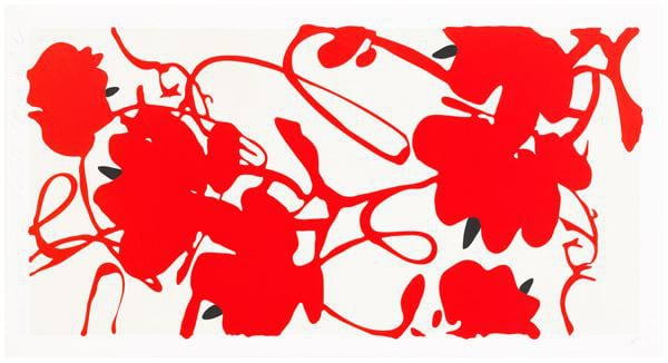 Donald Sultan, Lantern Flowers, Feb 18, 2012, 2012