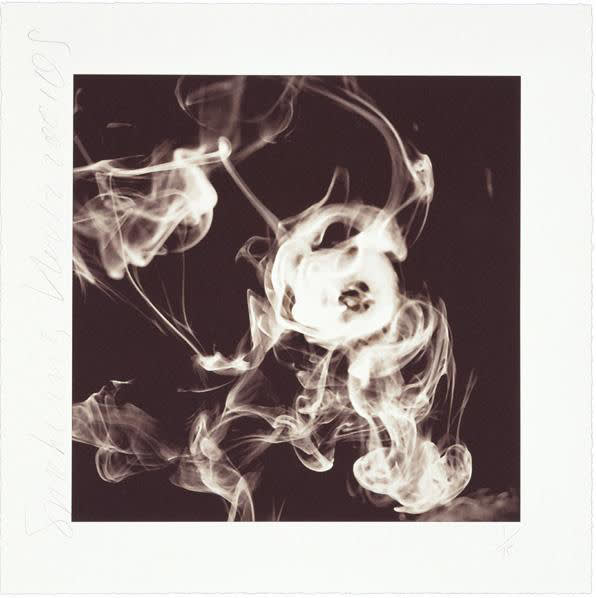 Donald Sultan, Smoke Ring, Nov. 12, 2001, 2001