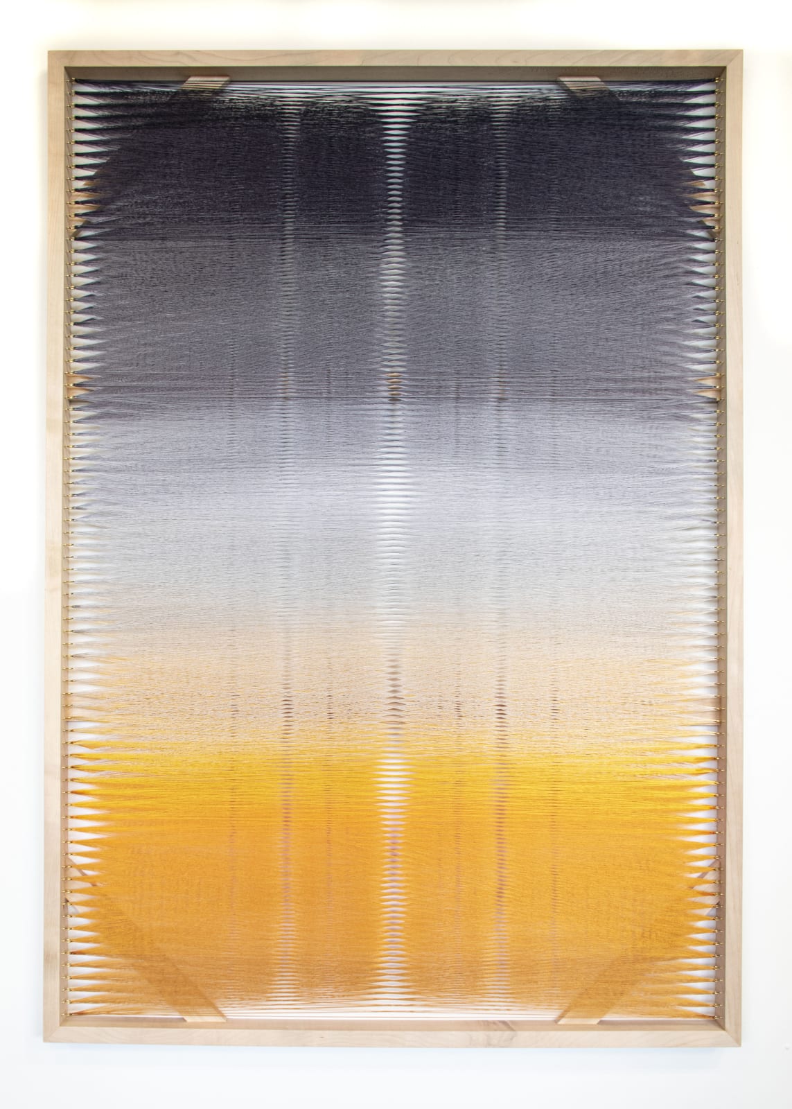 Rachel Mica Weiss, Woven Screen (Fog Gradient II), 2019