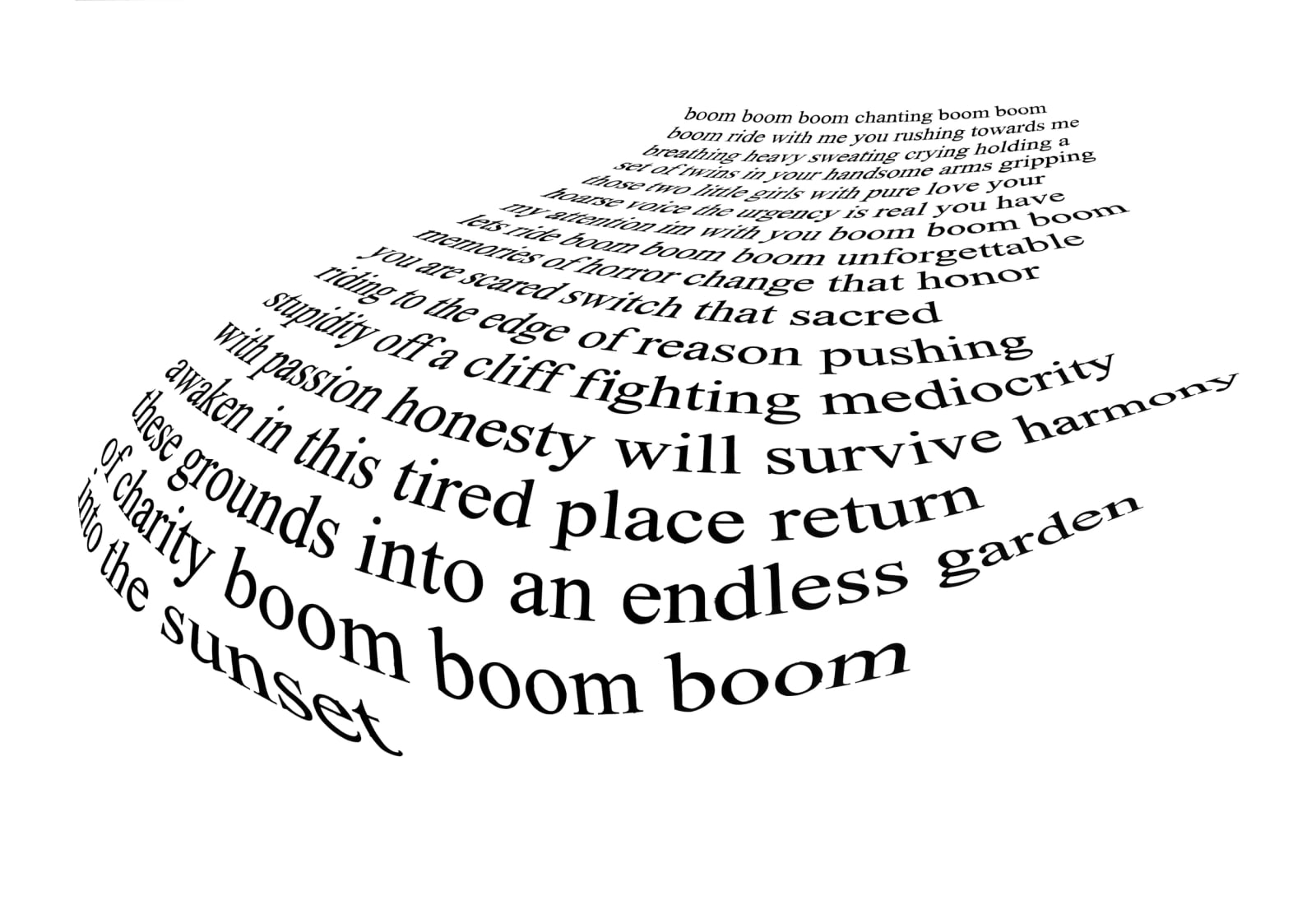 Matthew Heller, The Urgency (poem), 2011-2012