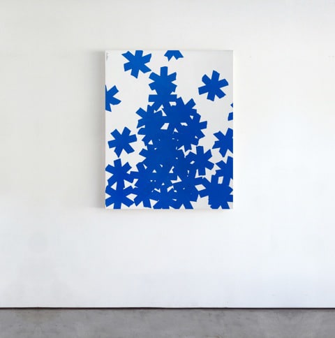 Matthew Heller, Blue Asterisks, 2018