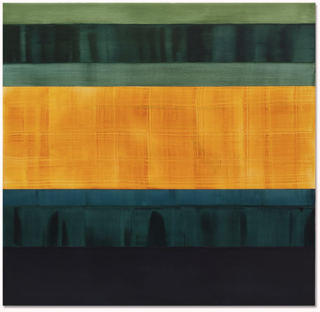 Ricardo Mazal, Composition in Greens 2, 2014