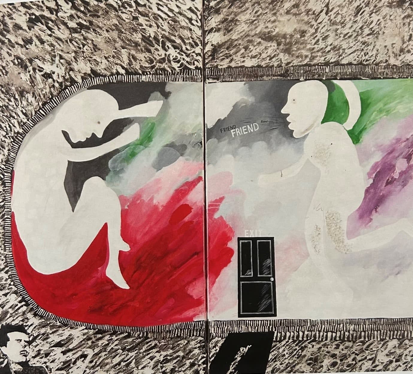 David Hockney, Two Friends (in a Cul-de-Sac), 1963