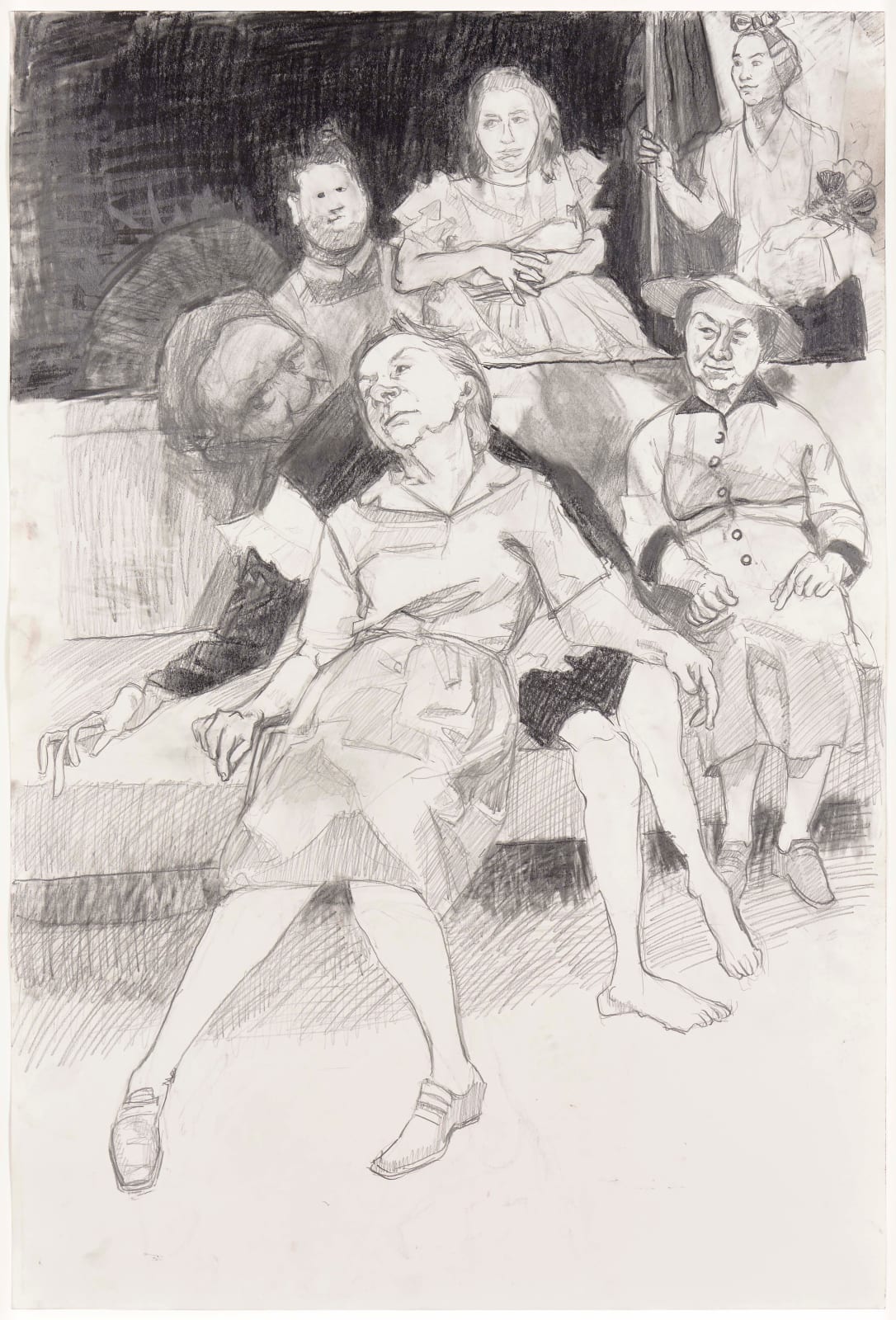 Paula Rego, Muses Resting, 2007