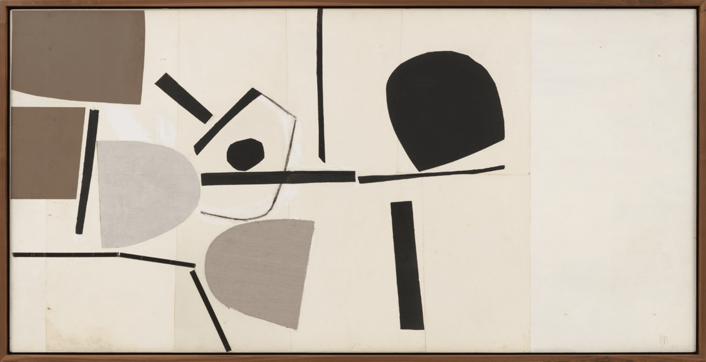 Victor Pasmore, Abstract in Black, White and Umber, 1959-60