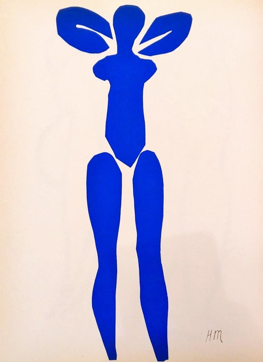 Henri Matisse, Nu Bleu X , 1958