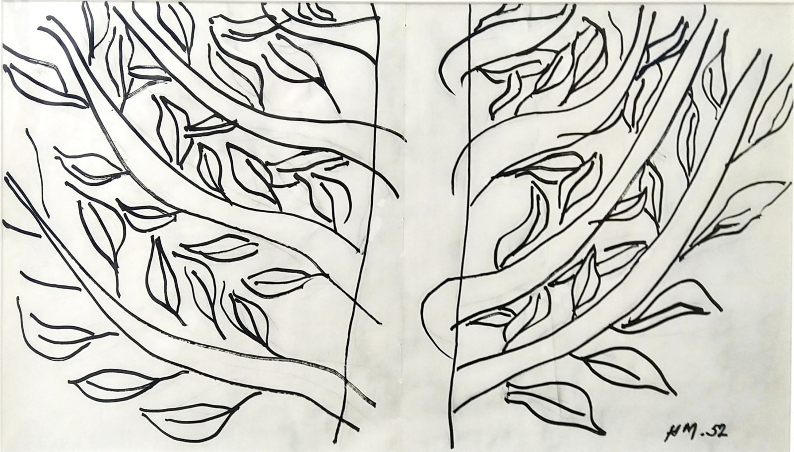 Henri Matisse, Dernières Oeuvres de Matisse, Arbre III, 1958
