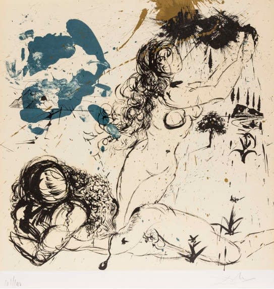 Salvador Dali, The Creation of Eve, 1970