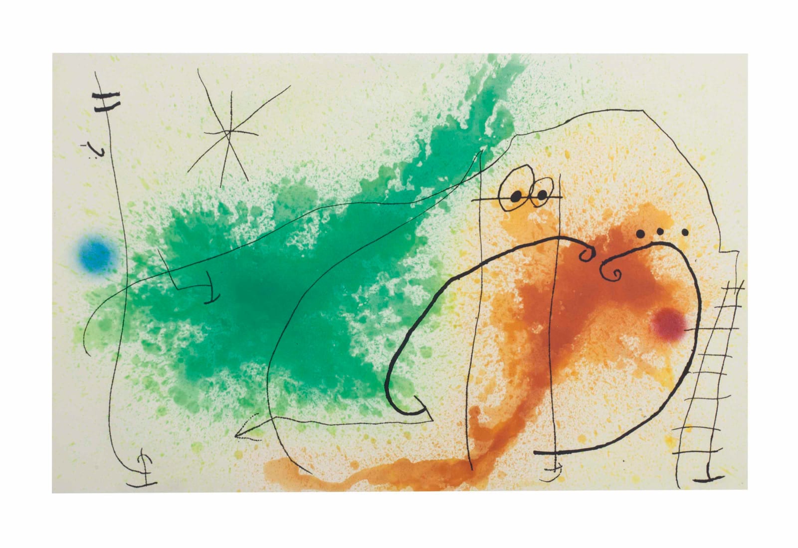 Joan Miro, Partie de Campagne IV, 1967