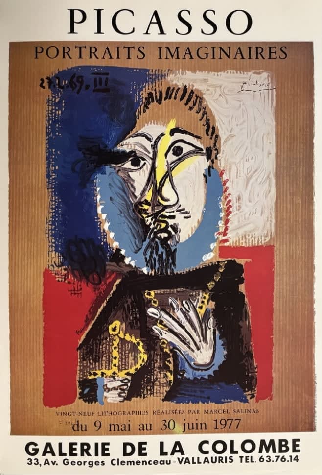 Pablo Picasso, Portraits Imaginaires: Galerie de la Colombe, 1977