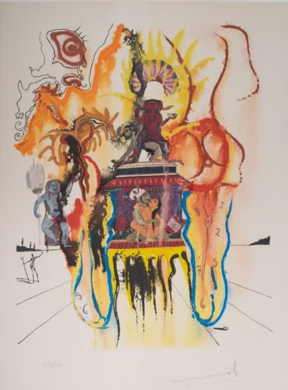 Salvador Dali, Four Dreams of Paradise: Mystic, 1973
