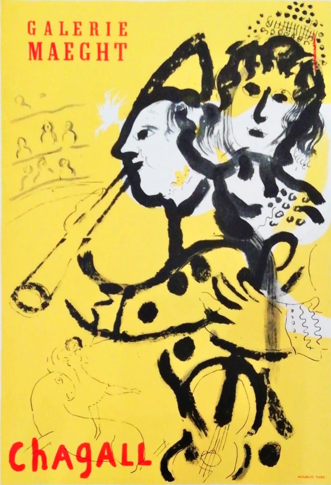 Marc Chagall, Galerie Maeght (musicians), 1959