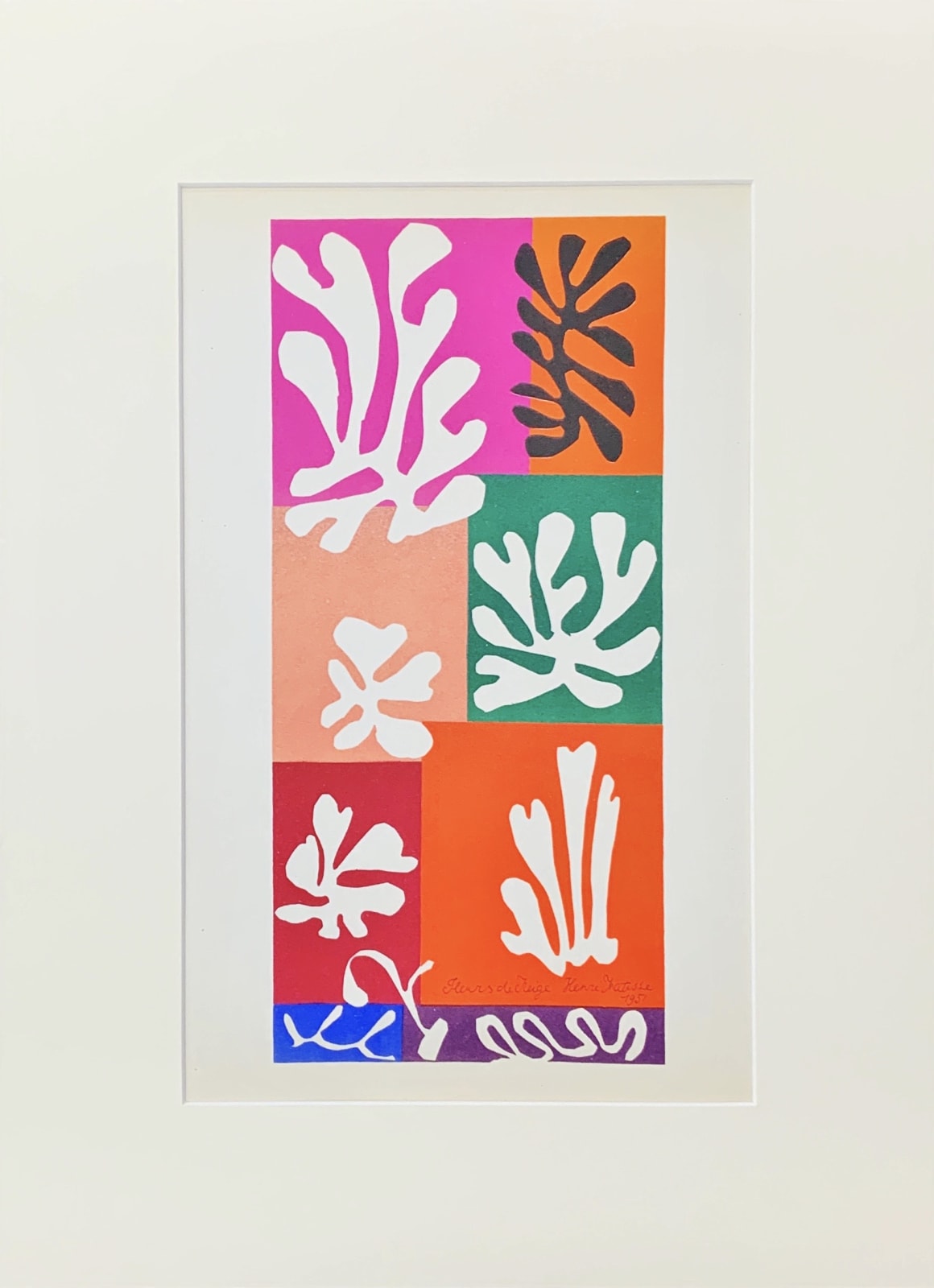 Henri Matisse, Fleurs De Neige , 1958