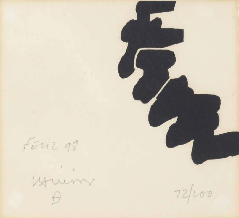 Eduardo Chillida, Felicitación Año Nuevo, 1967