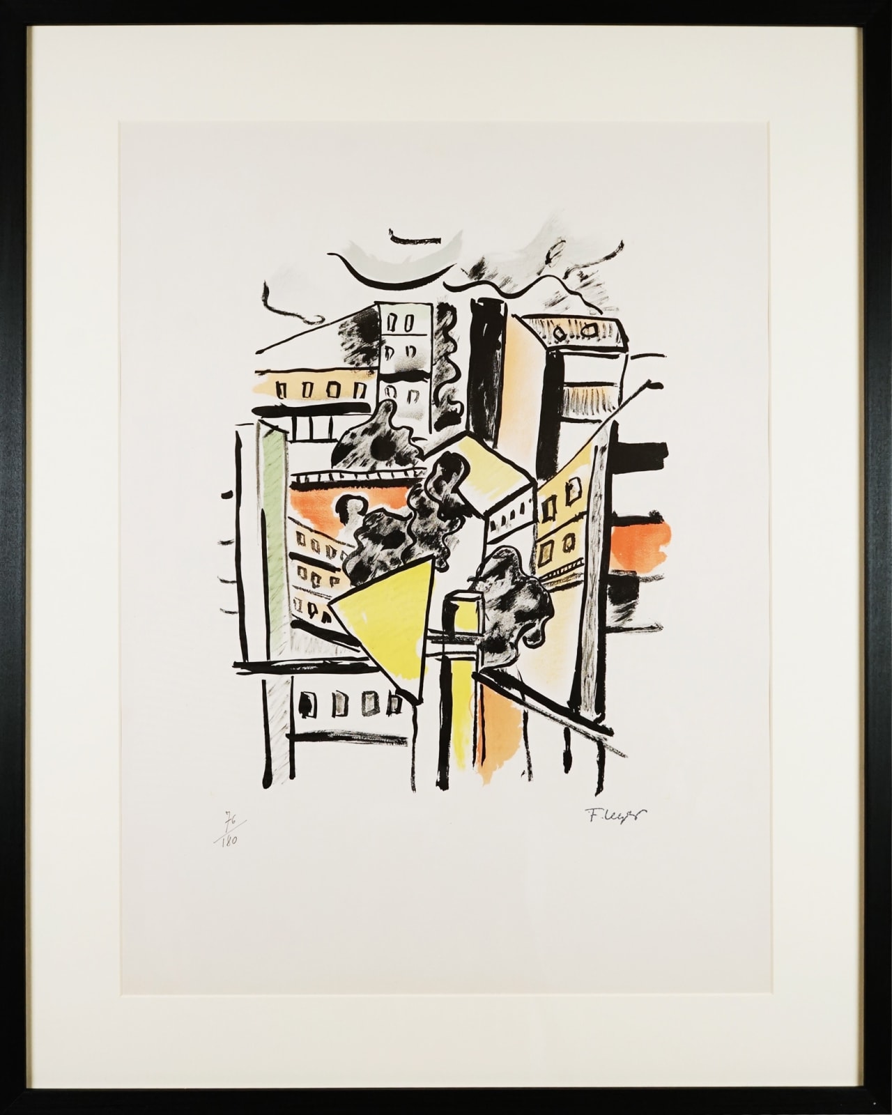 Fernand Leger, La Ville: Les Toits, 1959