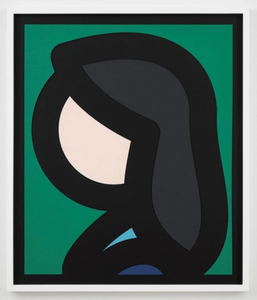 Julian Opie, Paper Heads 6, 2019