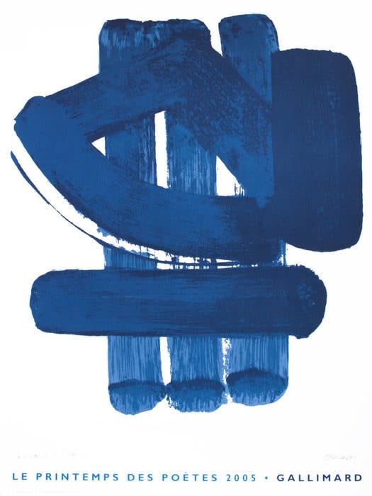 Pierre Soulages, Le Printemps de Poètes, 2005