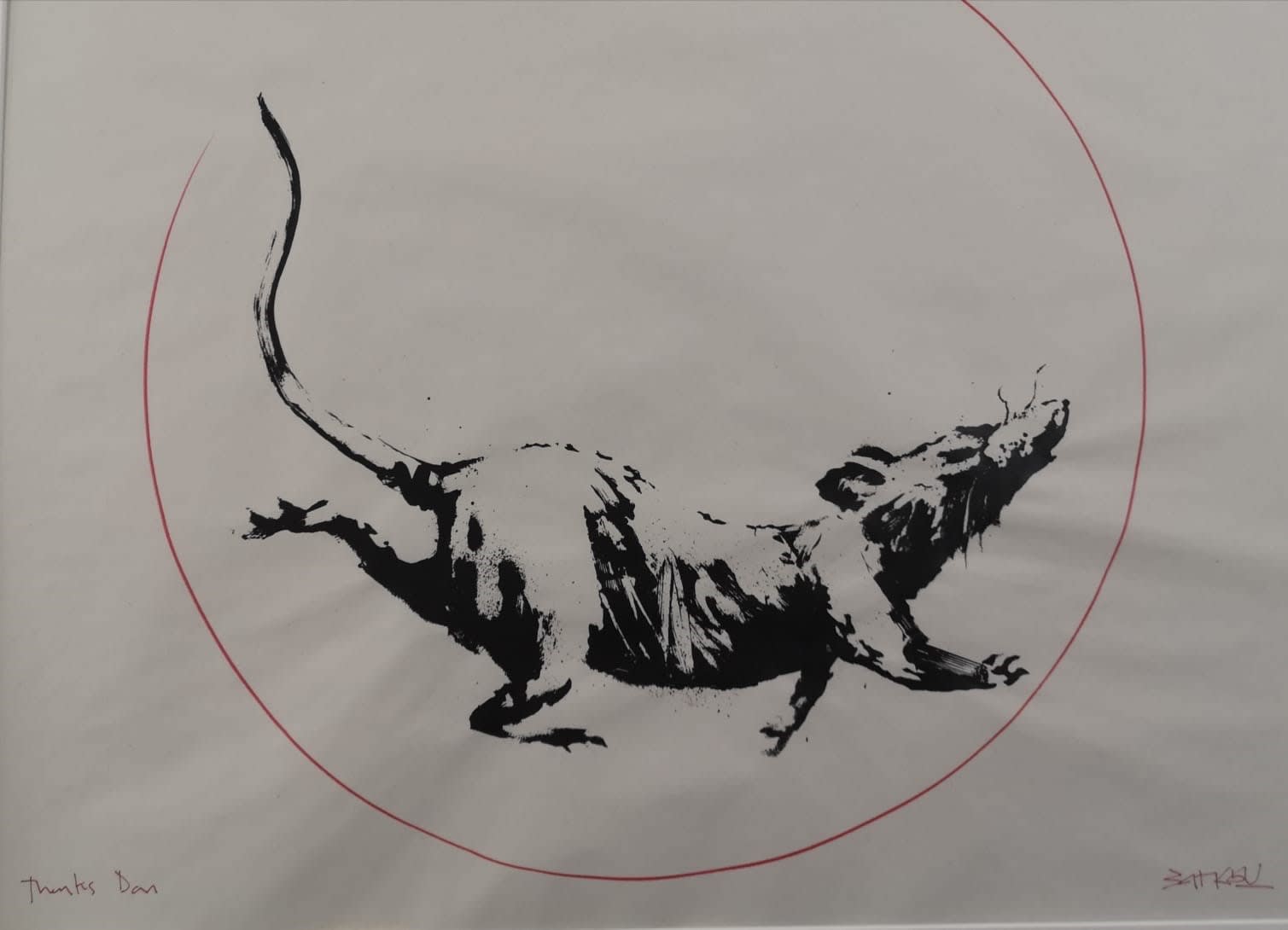 Banksy, GDP Rat Gift Print, 2019