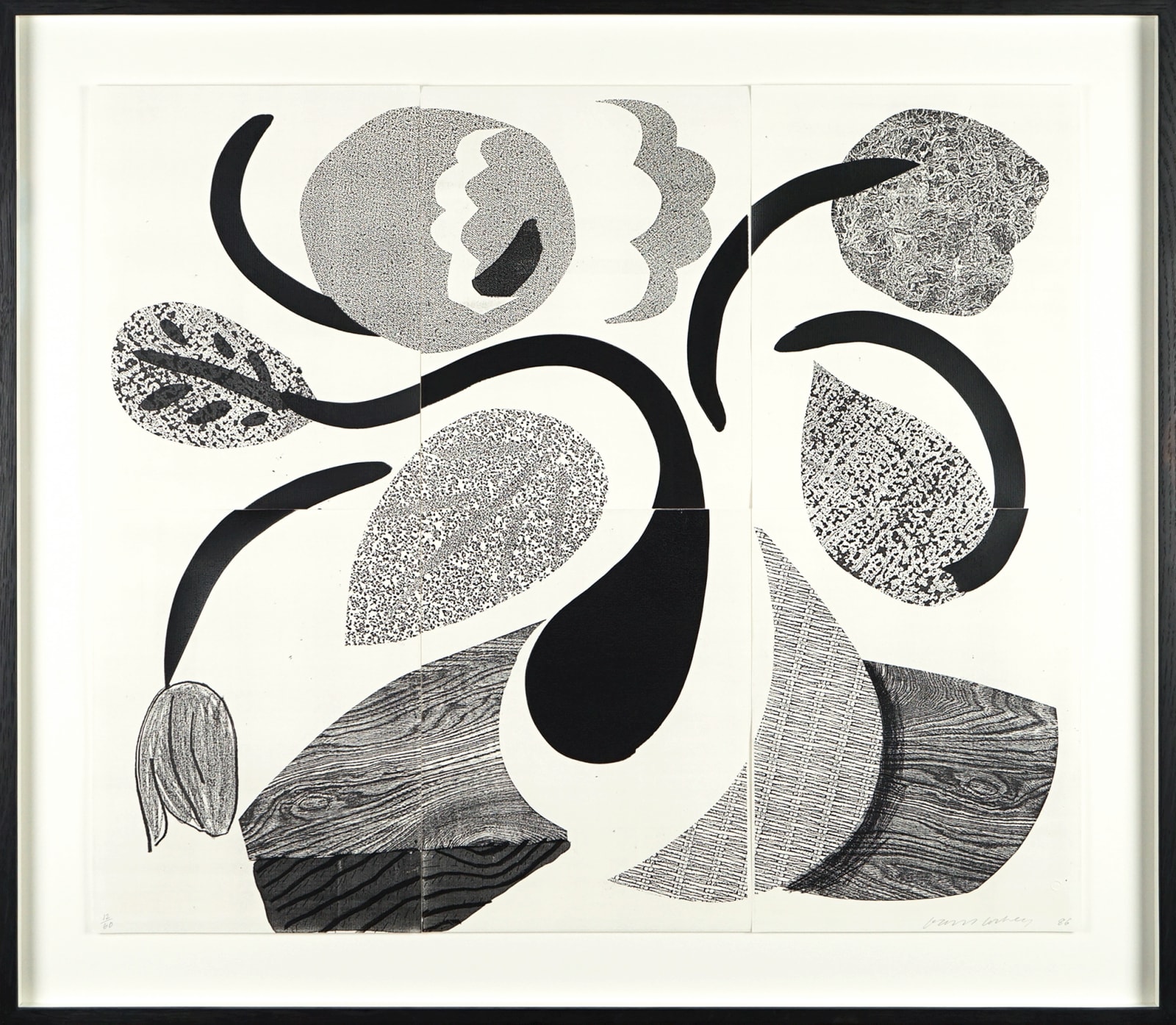 David Hockney dancing flowers