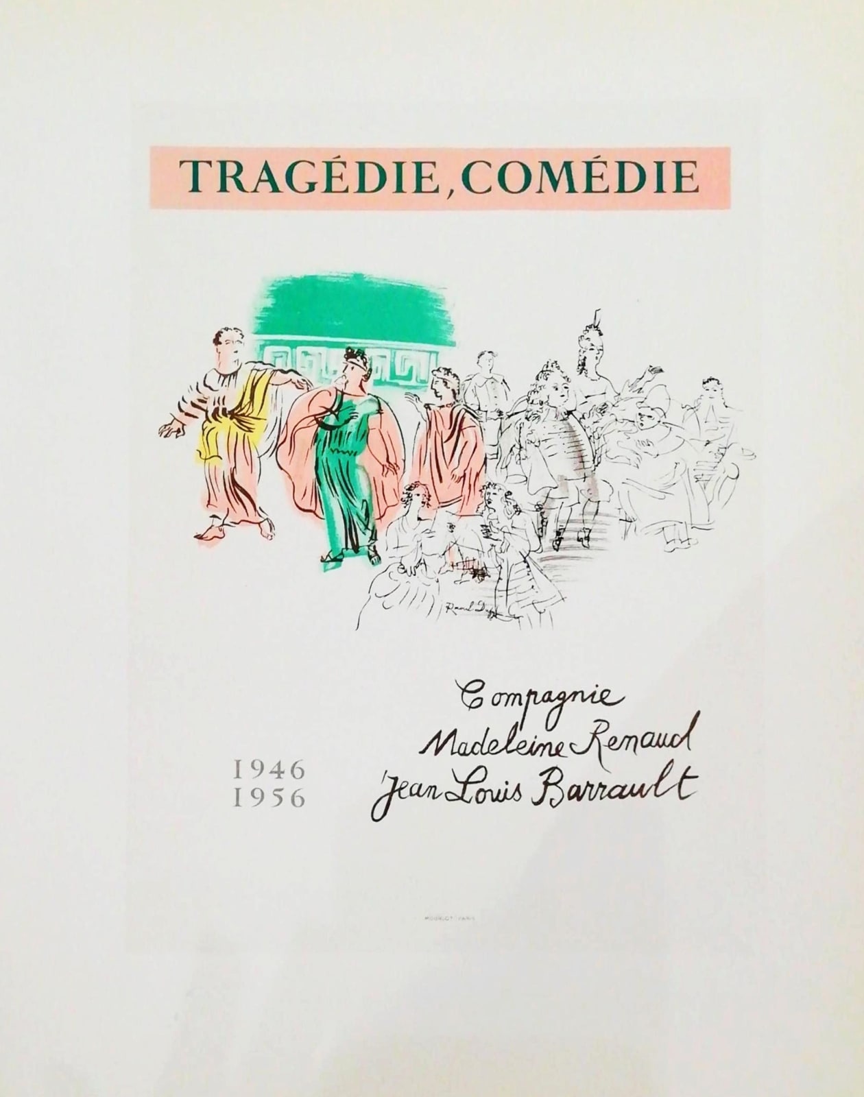 Raoul Dufy, Tragédie, Comédie, 1959