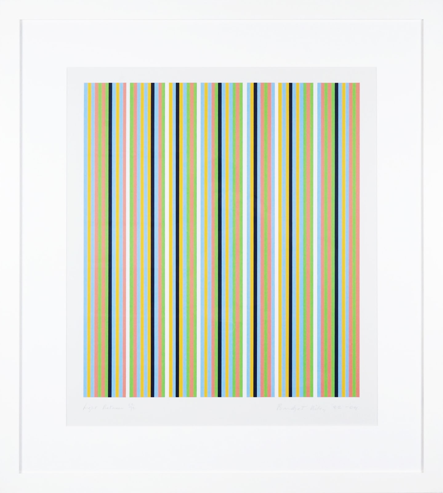 Bridget Riley, Light Between, 1982-2004