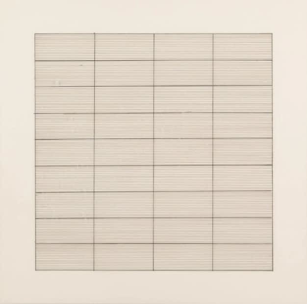 Agnes Martin, Untitled IV from Paintings and Drawings 1974-1990, 1991