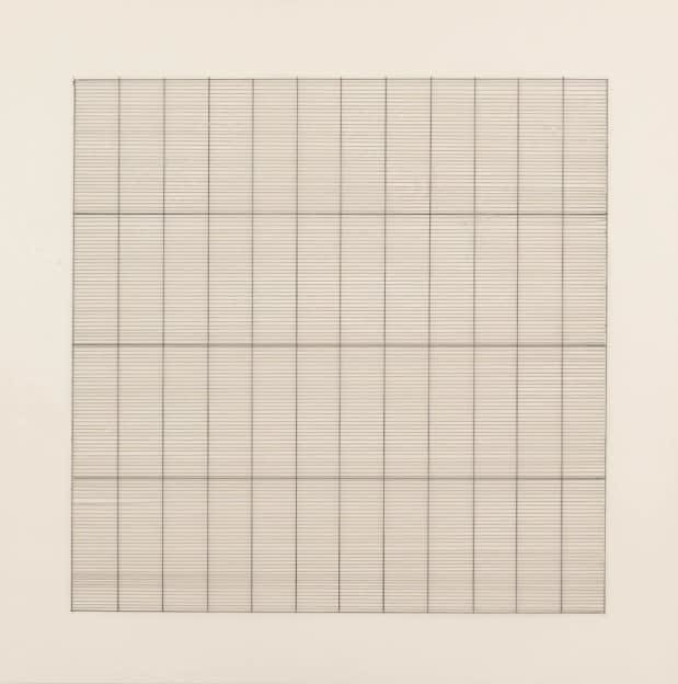Agnes Martin, Untitled VIII from Paintings and Drawings 1974-1990, 1991