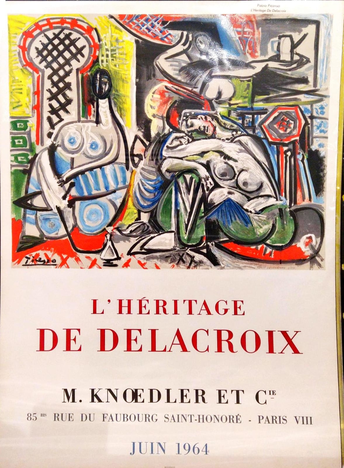 Pablo Picasso, L'Héritage de Delacroix, 1964