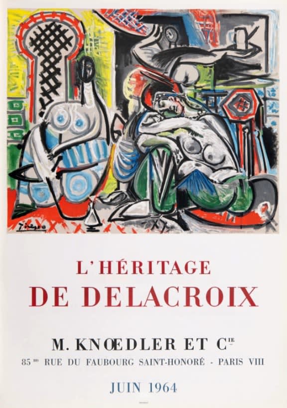 Pablo Picasso, L'Héritage De Delacroix, 1964