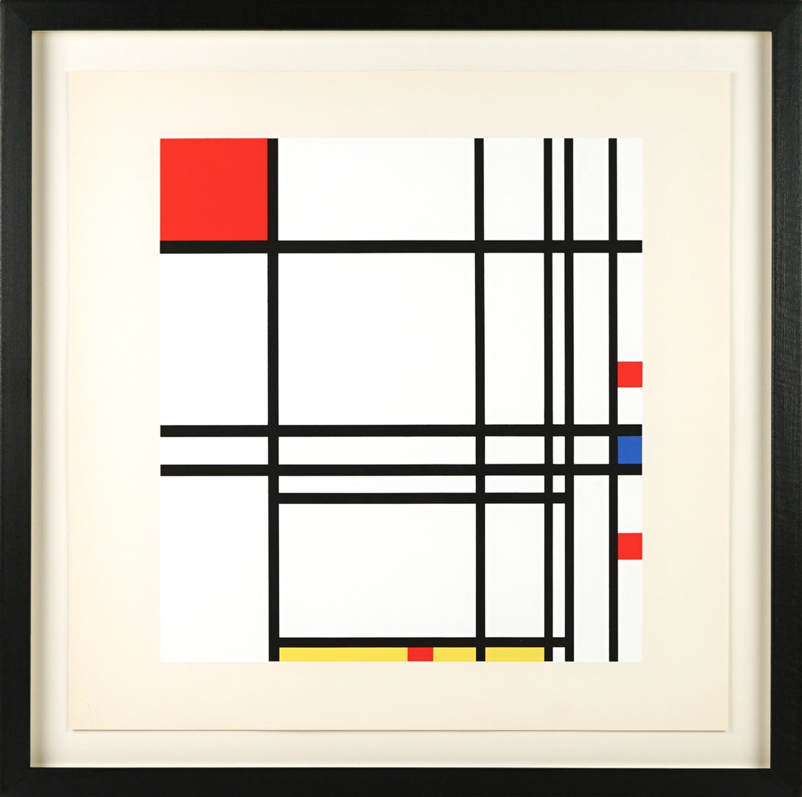 Piet Mondrian, Composition No.8, 1939-42 from A Portfolio of Ten ...