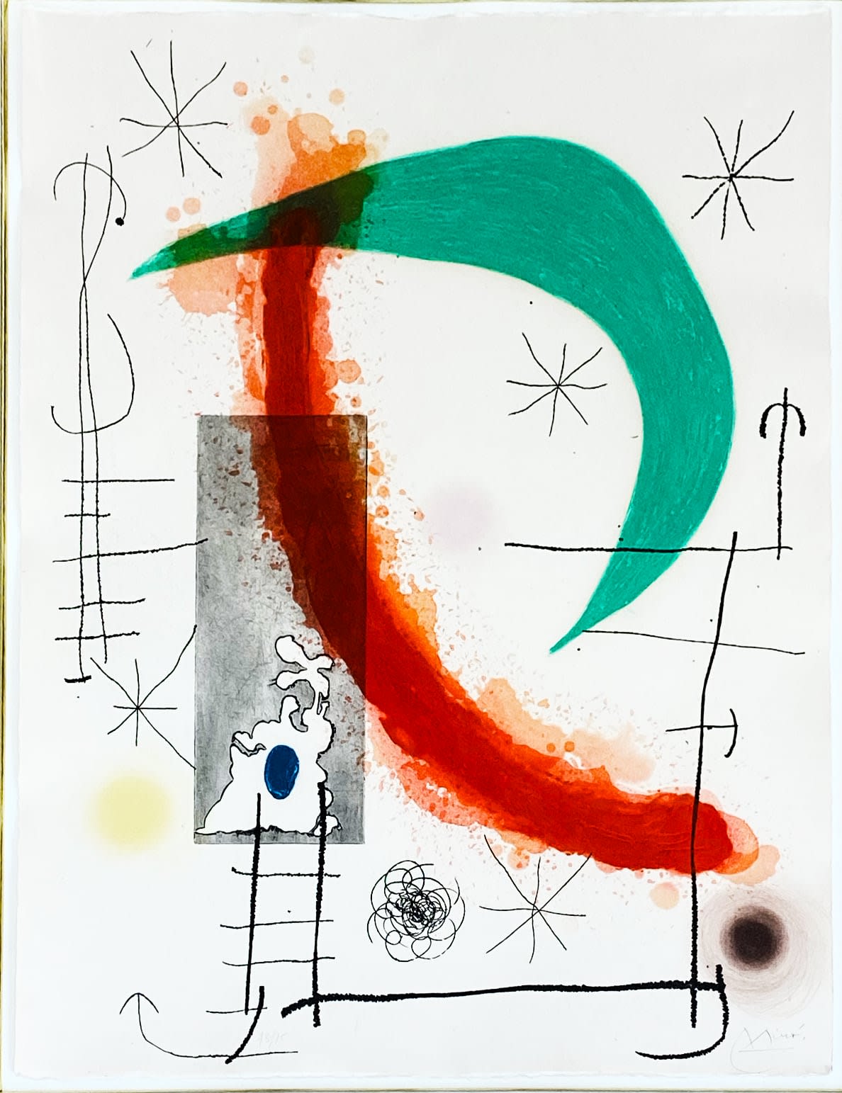 Joan Miro, L'Escalade, 1969