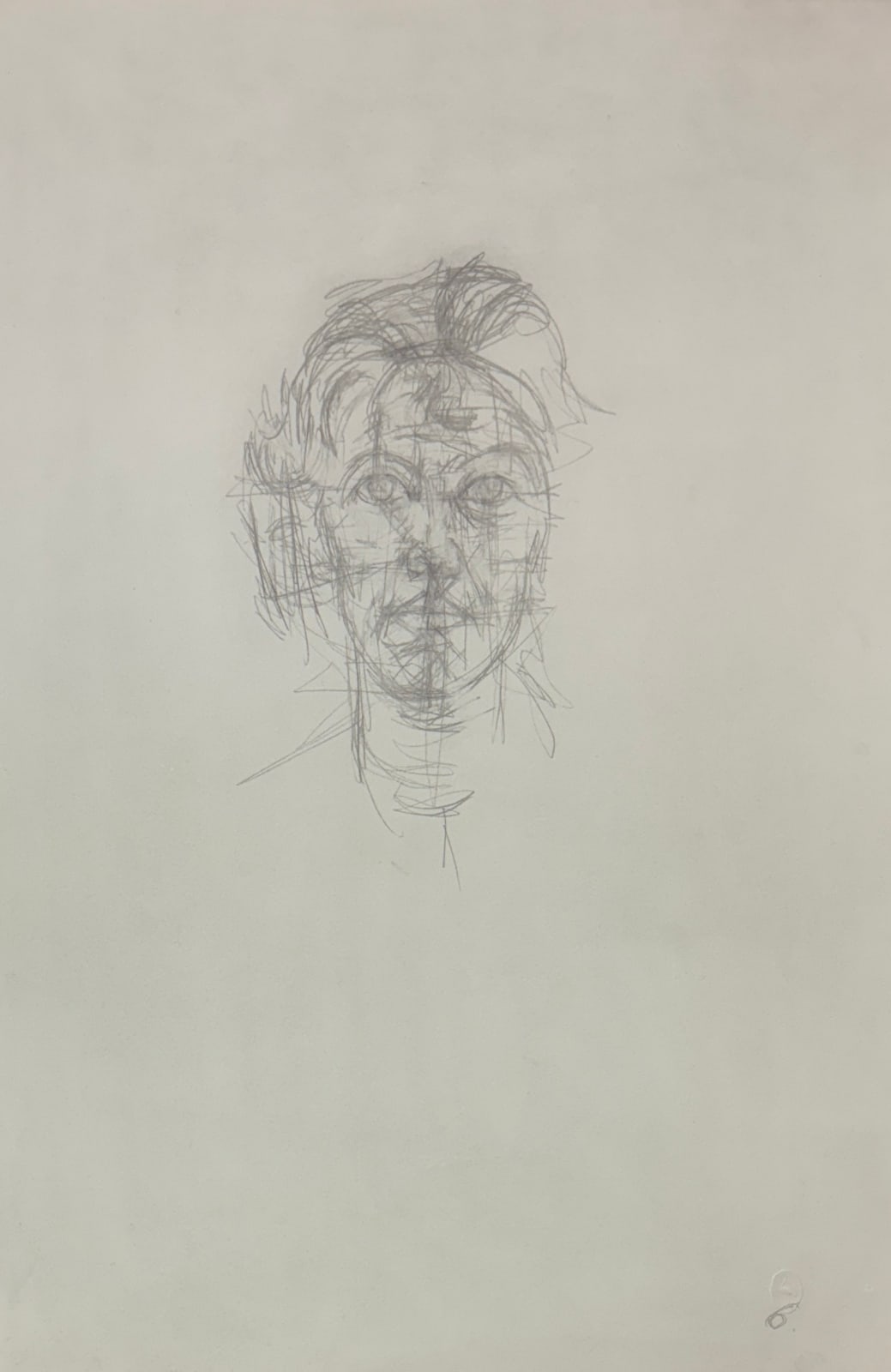 Alberto Giacometti, Annette (1962) from Quarantacinque Disegni di Alberto Giacometti, 1963