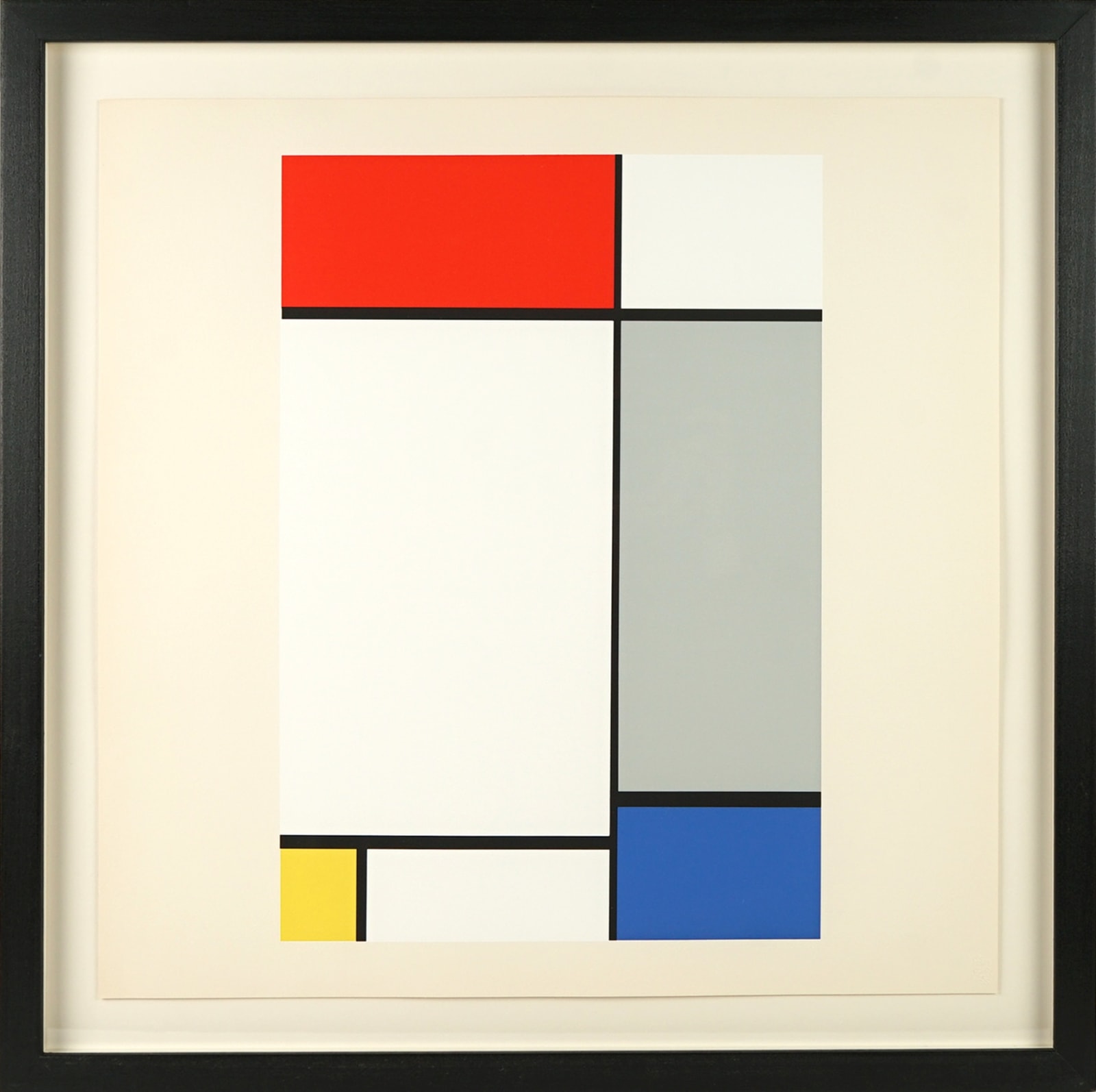 Piet Mondrian, Composition with Red, Yellow and Blue, 1927 from A ...