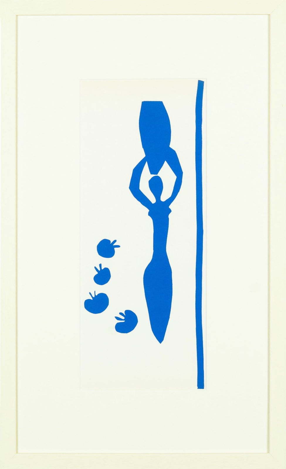 Matisse blue woman with fruits