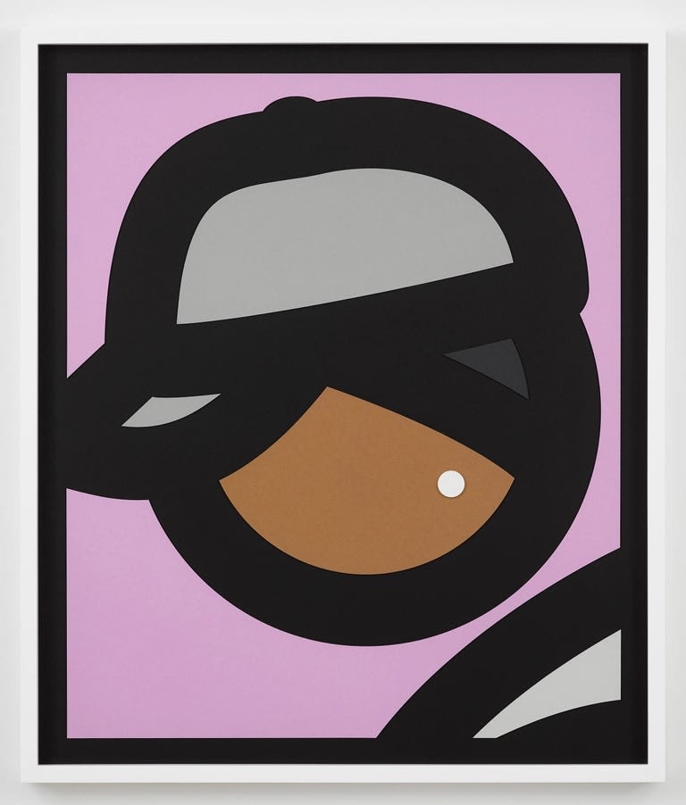 Julian Opie, Paper Heads 3, 2019