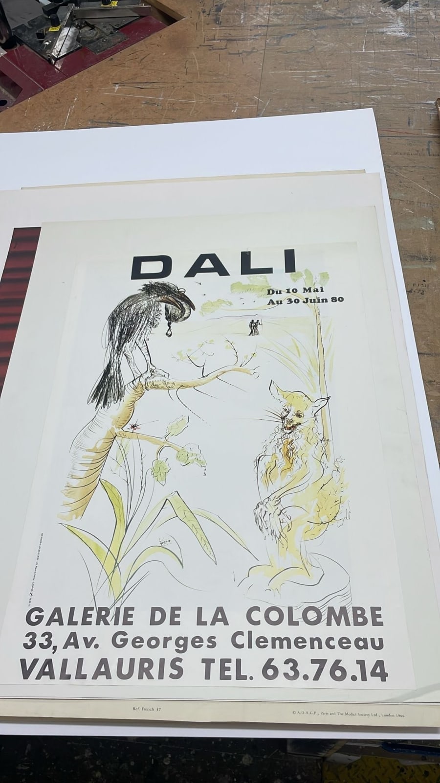 Salvador Dali, Dalí: Galerie de la Colombe, 1980