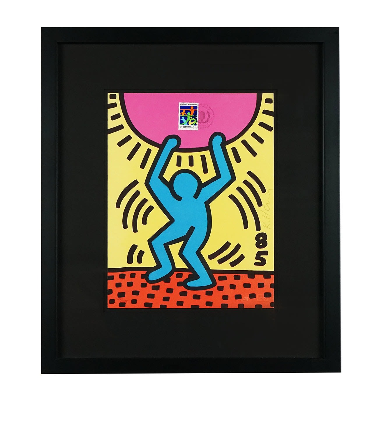 Keith Haring International Youth Year 1985 Hidden Gallery