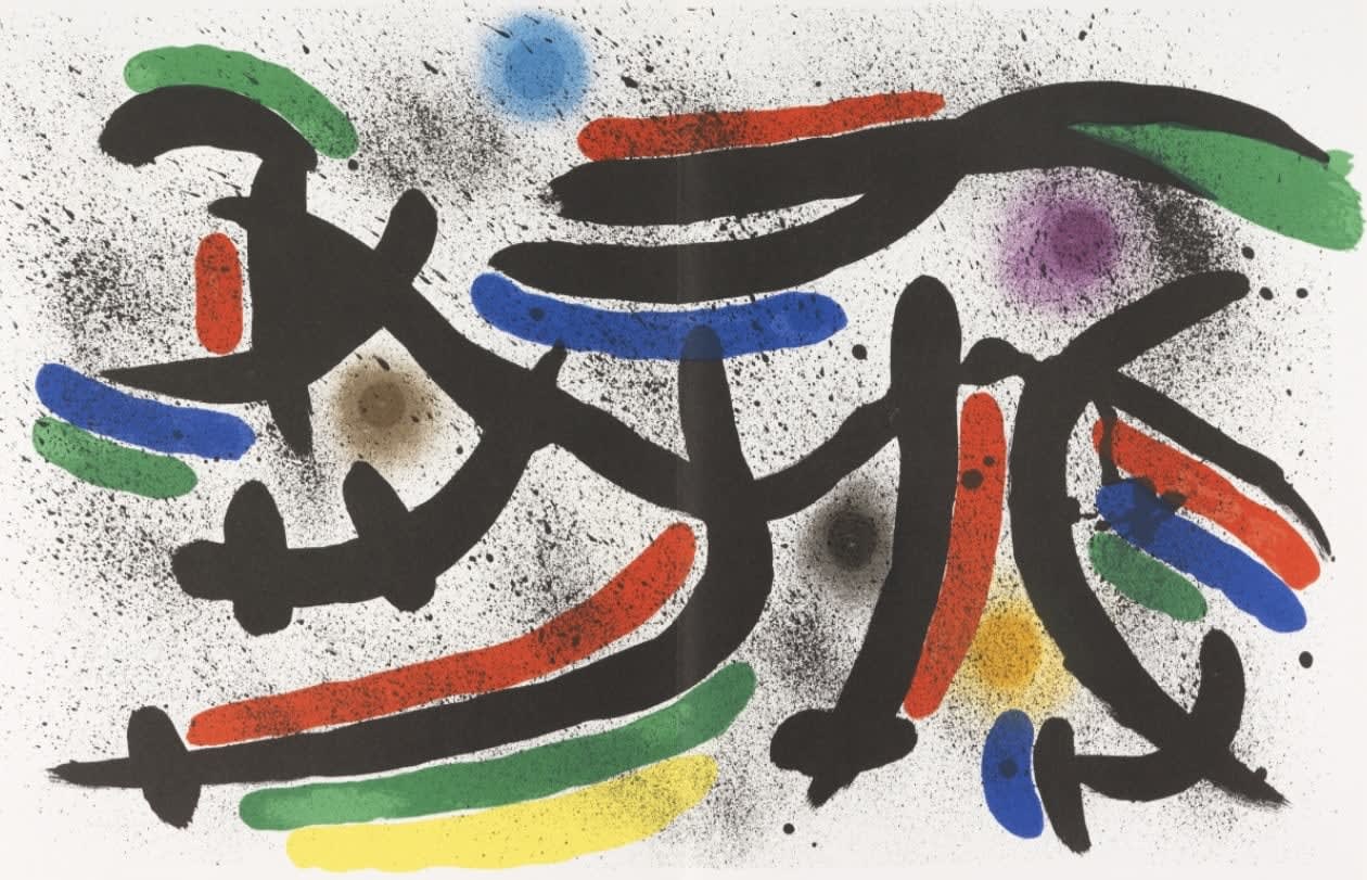 Joan Miro, Untitled IX from Lithographe I, 1972