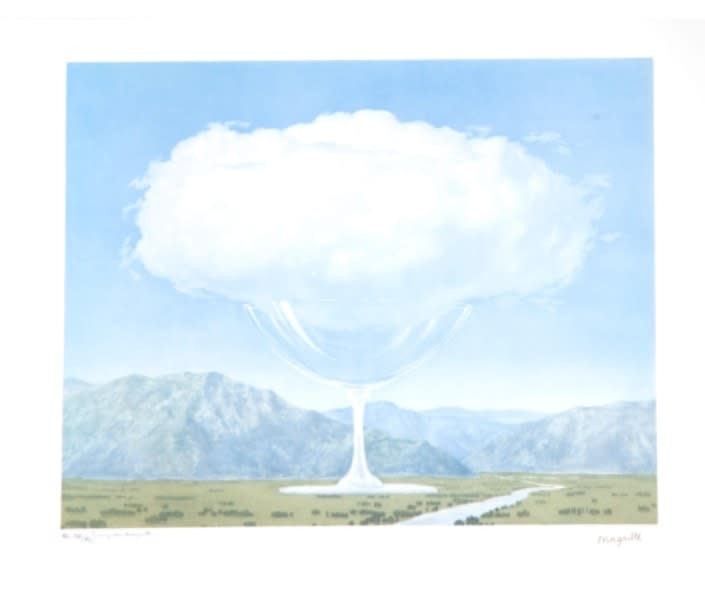 Rene Magritte, La corde sensible, from La philosophie et la peinture de René Magritte, 1979-80