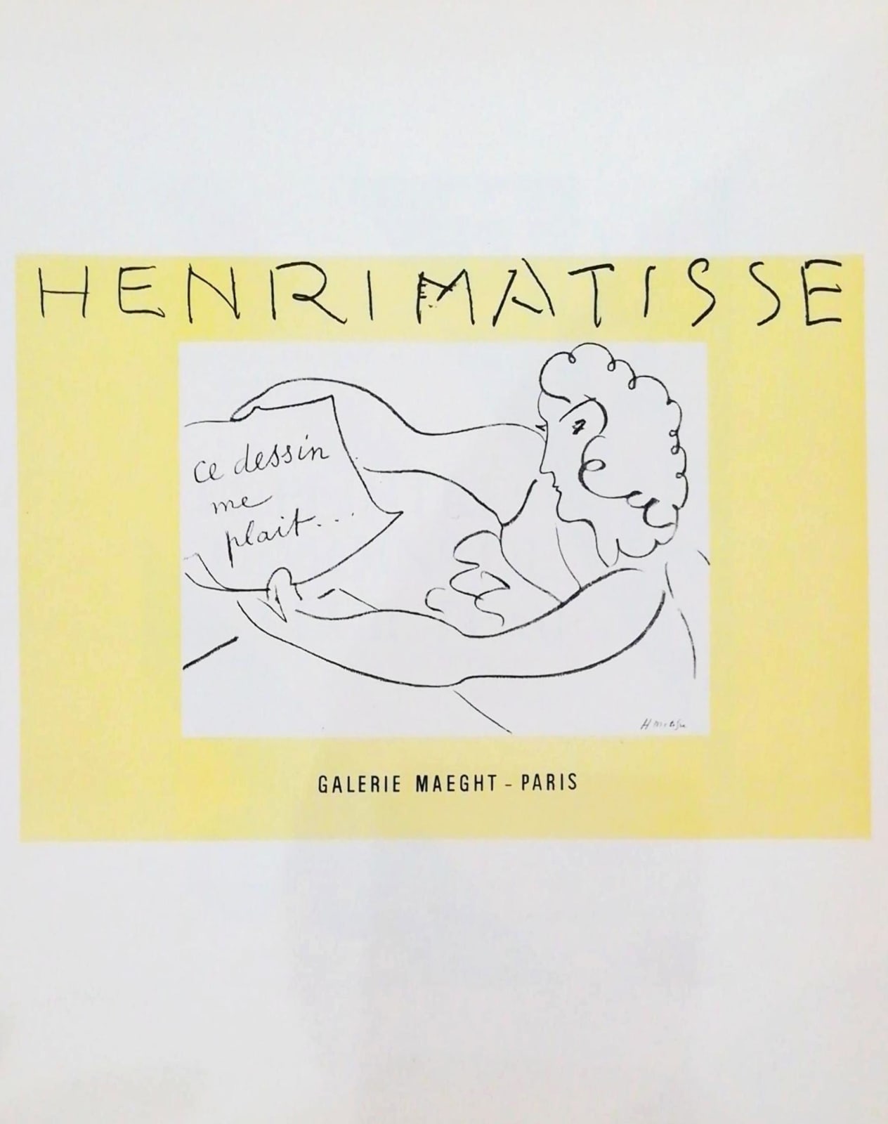 Henri Matisse, Expositions De Dessins - Galerie Maeght, 1959