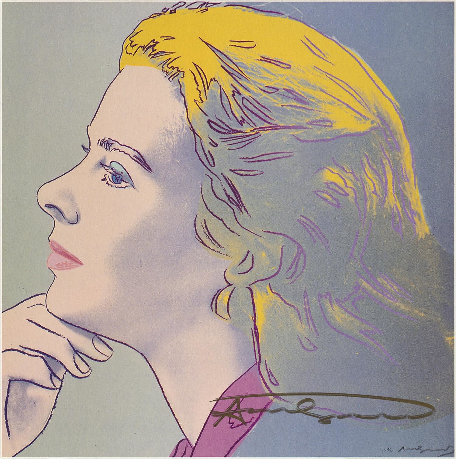 Andy Warhol, Ingrid Bergman , 1983
