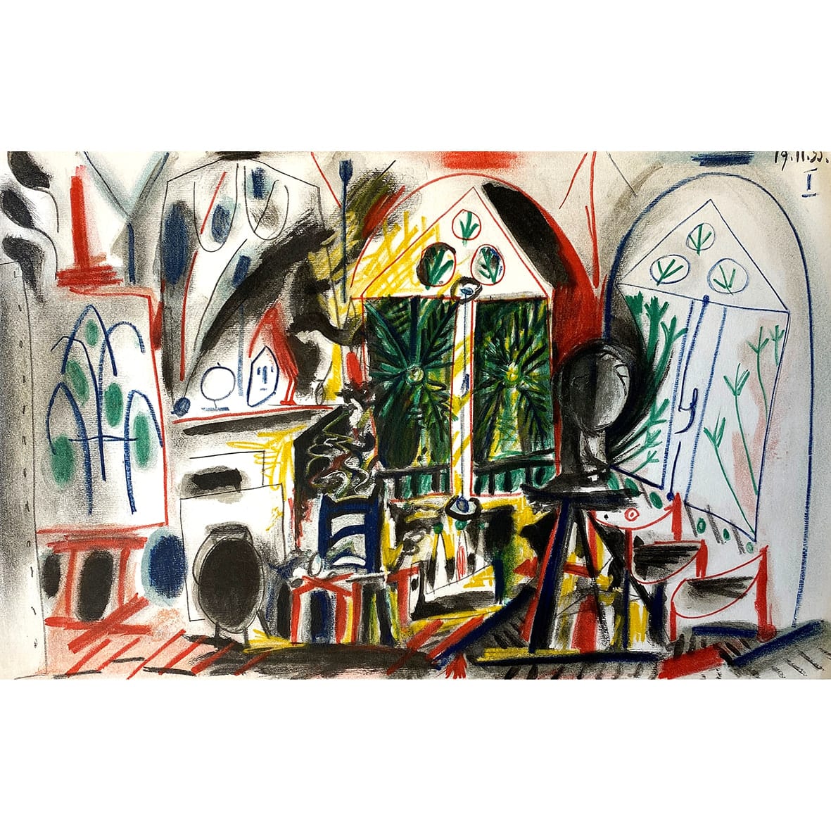 Pablo Picasso, Carnet de Californie 19.11.55 I, 1959 | Hidden Gallery
